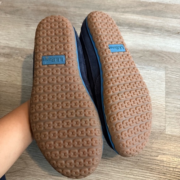 L.L. Bean Blue Suede Slippers main image 8